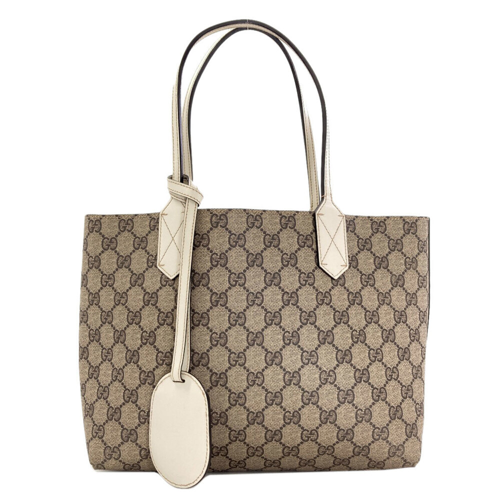 Gucci 372513 GG Supreme Reversible Tote Bag PVC Women's GUCCI